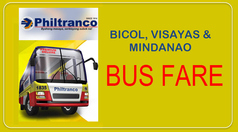 Philtranco BUS FARE To Bicol, Visayas, Mindanao Destinations | 2021 2Go ...