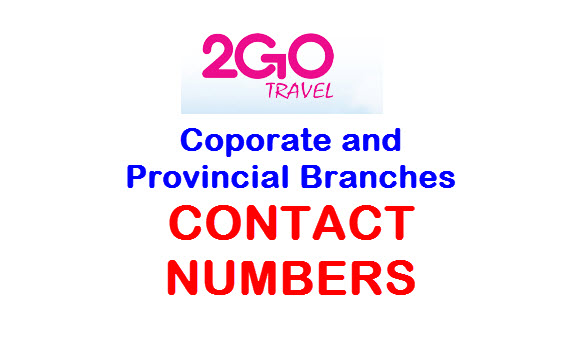 2go travel contact number main office